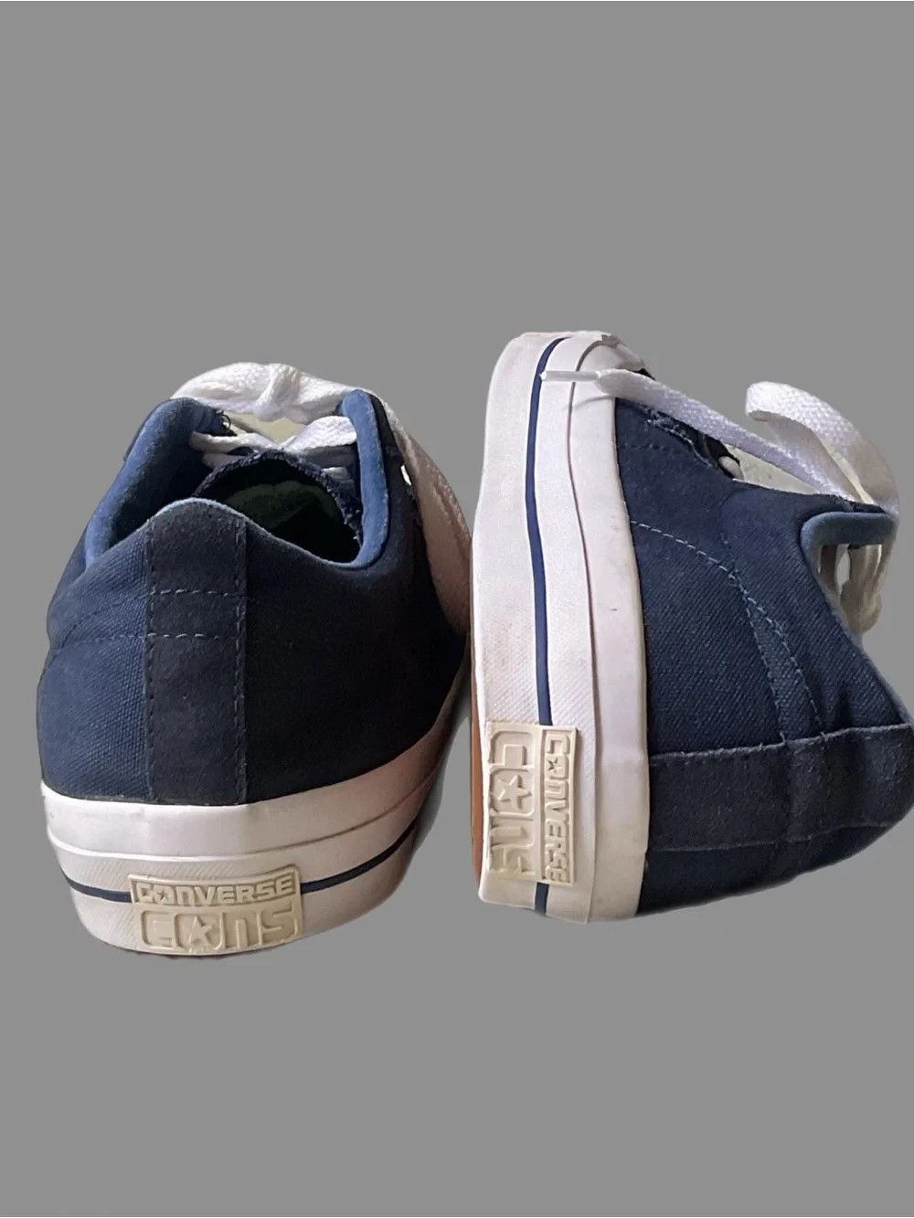 Converse Con One Star Ox Navy Canvas Monochromatic Tonal Blue 153708C M 10/W 12